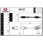 Cardan Arbre de Transmission Pour Fiat Sedici Suzuki SX4 4410179J21 4410179JC0