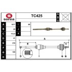 Cardan Arbre de Transmission Avant Droit Pour Peugeot Fiat Citroën 1463108080