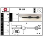 Cardan Arbre de Transmission Avant Droit Pour Peugeot 205 - I II