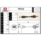 Cardan Arbre de Transmission avant Gauche Pour Peugeot 309 II 327203