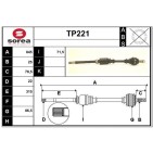 Cardan Arbre de Transmission Avant Droit Pour Peugeot 309 II