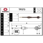 Cardan Arbre de Transmission Avant Droit Pour Peugeot 307 Partner Citroën