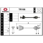 Cardan Arbre de Transmission avant Gauche Pour Renault Rapid Super 5 7700749046