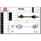 Cardan Arbre de Transmission avant Gauche Pour Renault Twingo I 8200844447