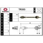 Cardan Arbre de Transmission Avant Droit Pour Renault Laguna I 7711135197