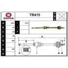 Cardan Arbre de Transmission Avant Droit Pour Renault Trafic II Opel Vivaro A