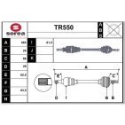 Cardan Arbre de Transmission avant Gauche Pour Renault 7711497229 8200330413