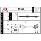 Cardan Arbre de Transmission Avant Droit Pour Renault 7711368884 8200327707