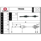 Cardan Arbre de Transmission Avant Droit Pour Renault Megane II 8200267041