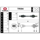 Cardan Arbre de Transmission avant Gauche Pour Renault Espace IV 8201235775