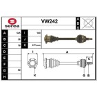 Cardan Arbre de Transmission avant Gauche Pour VW Bora Golf IV Seat Leon