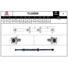 Arbre de Transmission, Entraînement Essieux Pour Renault Kangoo 320006394R
