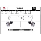 Arbre de Transmission, Entraînement Essieux Pour Fiat Panda 46349688 55193595