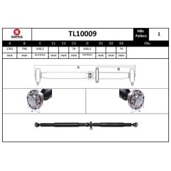 Arbre de Transmission, Entraînement Essieux Pour Fiat Panda 46349688 55193595