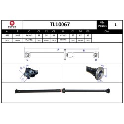 Arbre de Transmission, Entraînement Essieux Pour Nissan Qashqai +2 I 37000BR51A
