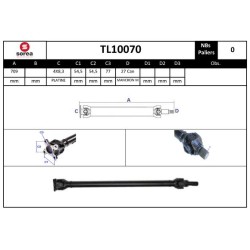 Arbre de Transmission, Entraînement Essieux Pour BMW X5 X6 26207597649