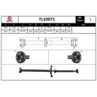 Arbre de Transmission, Entraînement Essieux Pour VW Tiguan Audi Q3 5N0521101EX
