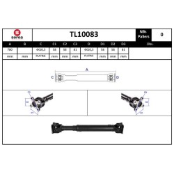 Arbre de Transmission, Entraînement Essieux Pour Nissan Navara NP300 37200DY235