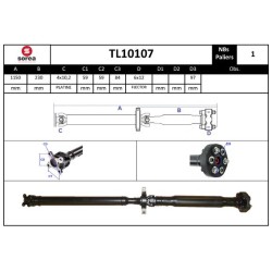 Arbre de Transmission, Entraînement Essieux Pour BMW Série 1 E87 26117545280