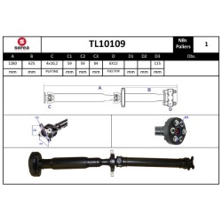 Arbre de Transmission, Entraînement Essieux Pour BMW X3 26107564741 26107569960