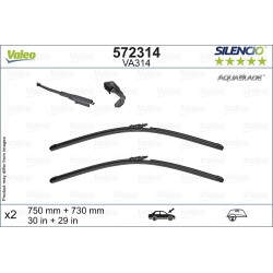 2 Balais D'Essuie-Glace 750mm 730mm Pour Ford Galaxy S-Max EMB-217528-FB