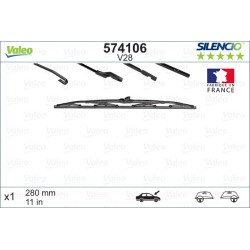 1 Balai D'Essuie-Glace 280mm Pour Peugeot Renault VW 1500,1600 Kaefer Seat