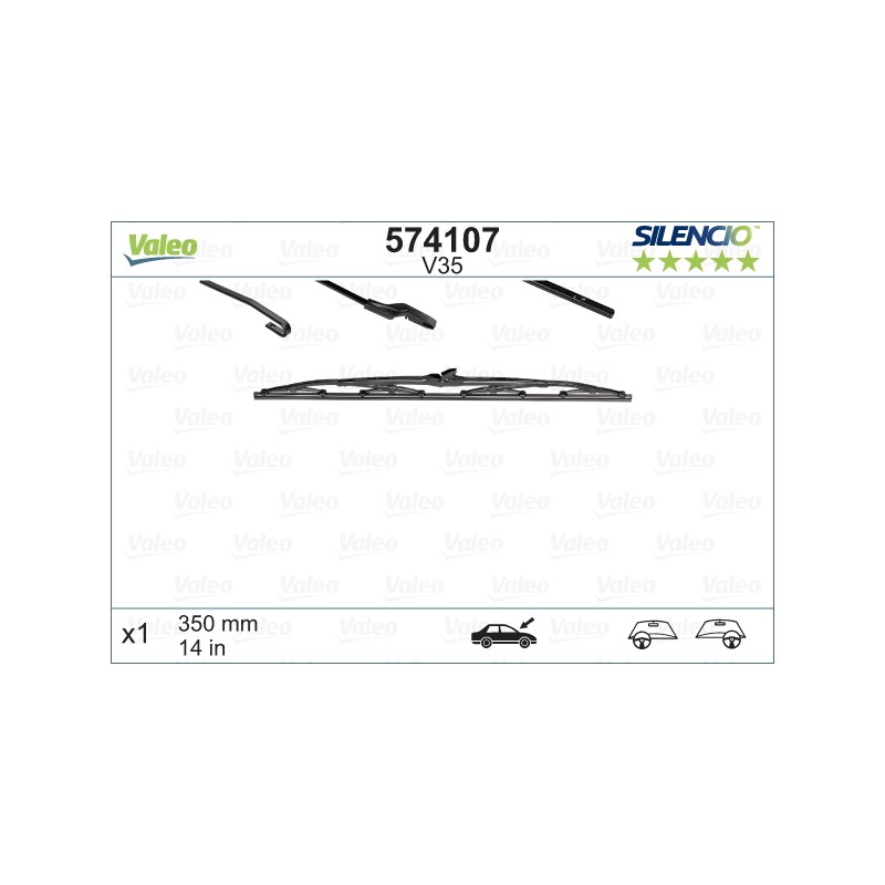 1 Balai D'Essuie-Glace 350mm Pour Peugeot Renault VW Audi 7701045747 7701068742
