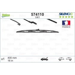1 Balai D'Essuie-Glace 400mm Pour Peugeot Renault Dacia VW 6423-L4 7M3955425D