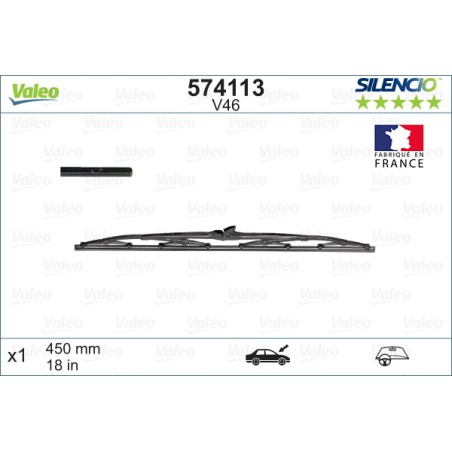 1 Balai D'Essuie-Glace 450mm Pour BMW Ford Capri II III Nissan Toyota Camry