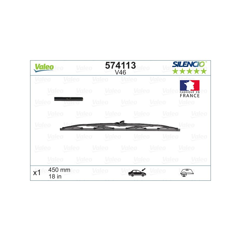 1 Balai D'Essuie-Glace 450mm Pour BMW Ford Capri II III Nissan Toyota Camry