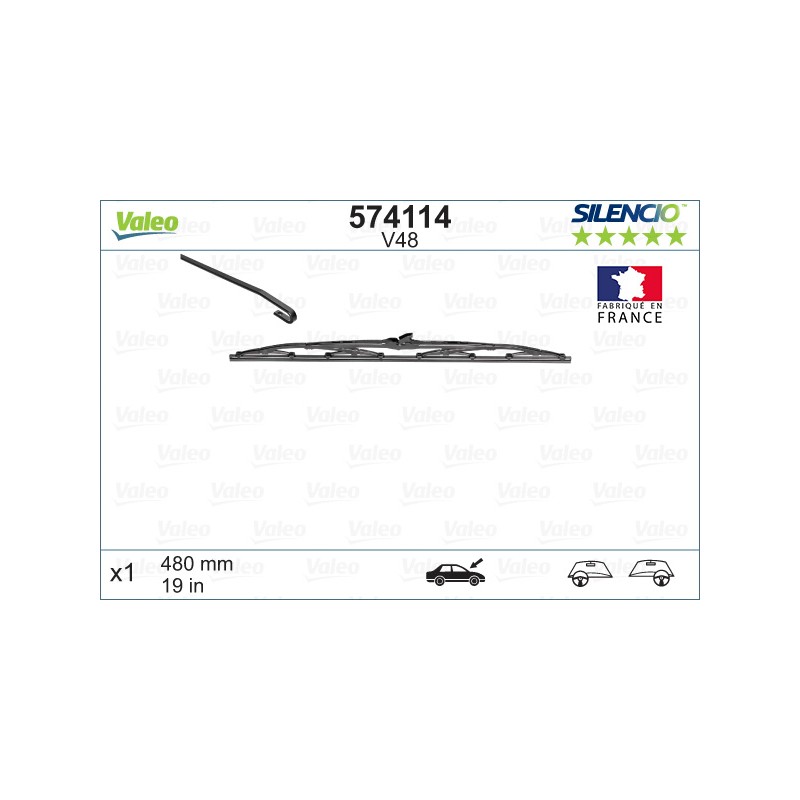 1 Balai D'Essuie-Glace 480mm Pour Renault VW Bora Corrado Golf III IV Audi Seat