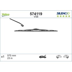 1 Balai D'Essuie-Glace 575mm Pour Fiat Alfa Romeo Aixam Lancia 51700527 51791214