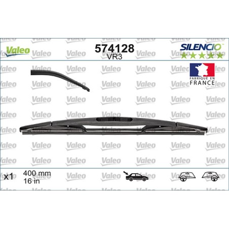 1 Balai D'Essuie-Glace 400mm Pour Peugeot Renault Dacia Opel Astra G 77111-30022
