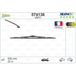 1 Balai D'Essuie-Glace 550mm Pour Peugeot Renault Dacia VW 288900464R 288907672R