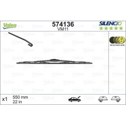 1 Balai D'Essuie-Glace 550mm Pour Peugeot Renault Dacia VW 288900464R 288907672R
