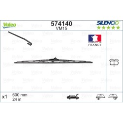 1 Balai D'Essuie-Glace 600mm Pour Renault Espace II Opel Nissan Iveco 7701051902