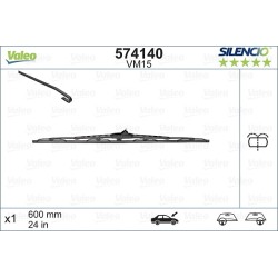 1 Balai D'Essuie-Glace 600mm Pour Renault Espace II Opel Nissan Iveco 7701051902