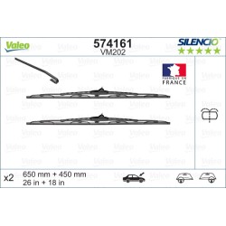 2 Balais D'Essuie-Glace 650mm 450mm Pour Renault Avantime Espace III