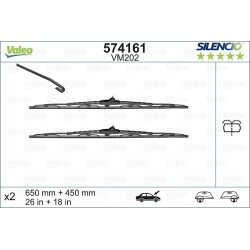 2 Balais D'Essuie-Glace 650mm 450mm Pour Renault Avantime Espace III