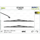 2 Balais D'Essuie-Glace 600mm 350mm Pour Opel Karl Vauxhall Viva 1272144 1272146