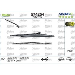2 Balais D'Essuie-Glace 575mm 500mm Pour BMW Série 3 E46 0037027 2458348