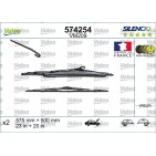 2 Balais D'Essuie-Glace 575mm 500mm Pour BMW Série 3 E46 0037027 2458348