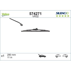 1 Balai D'Essuie-Glace Arrière 280mm Pour VW Seat Ford Nissan 6X0955425D