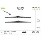 2 Balais D'Essuie-Glace 650mm Pour Peugeot Fiat Citroën C8 Lancia 9464552880