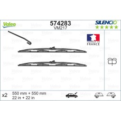 2 Balais D'Essuie-Glace 550mm Pour Peugeot 405 I II