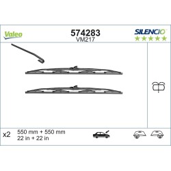 2 Balais D'Essuie-Glace 700mm 650mm Pour Peugeot 307 6423L5 6423-B4 6423-L5