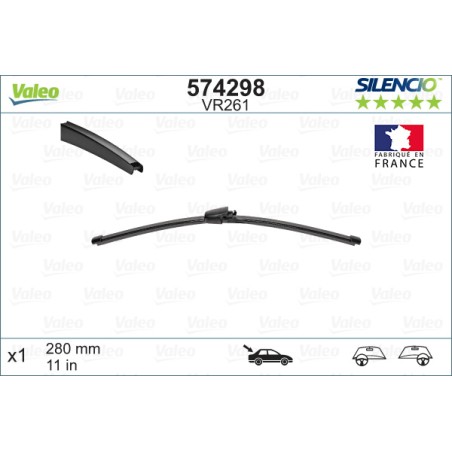 1 Balai D'Essuie-Glace Arrière 280mm Pour VW Seat Skoda 3C9955425 5J6955425