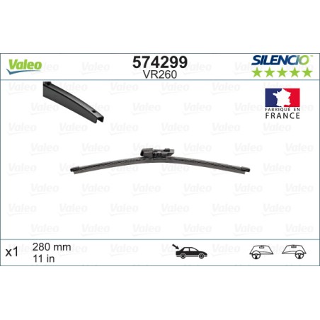 1 Balai D'Essuie-Glace Arrière 280mm Pour VW Atlas Seat Skoda Cupra 5G6955427C