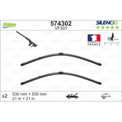 2 Balais D'Essuie-Glace 530mm Pour VW Passat Skoda Superb I 1J1955425A