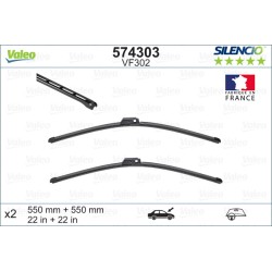 2 Balais D'Essuie-Glace 550mm Pour Audi A4 A6 Allroad Seat Exeo